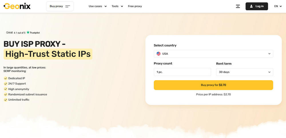 Geonix ISP Proxies