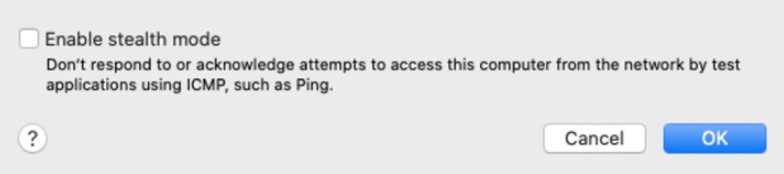 Mac 网络安全隐身模式