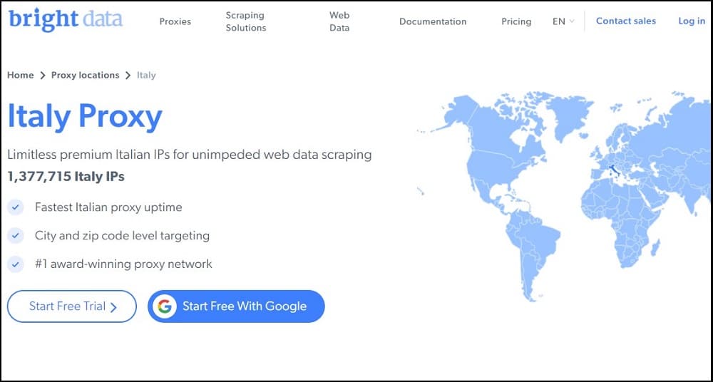 Bright Data for Italy