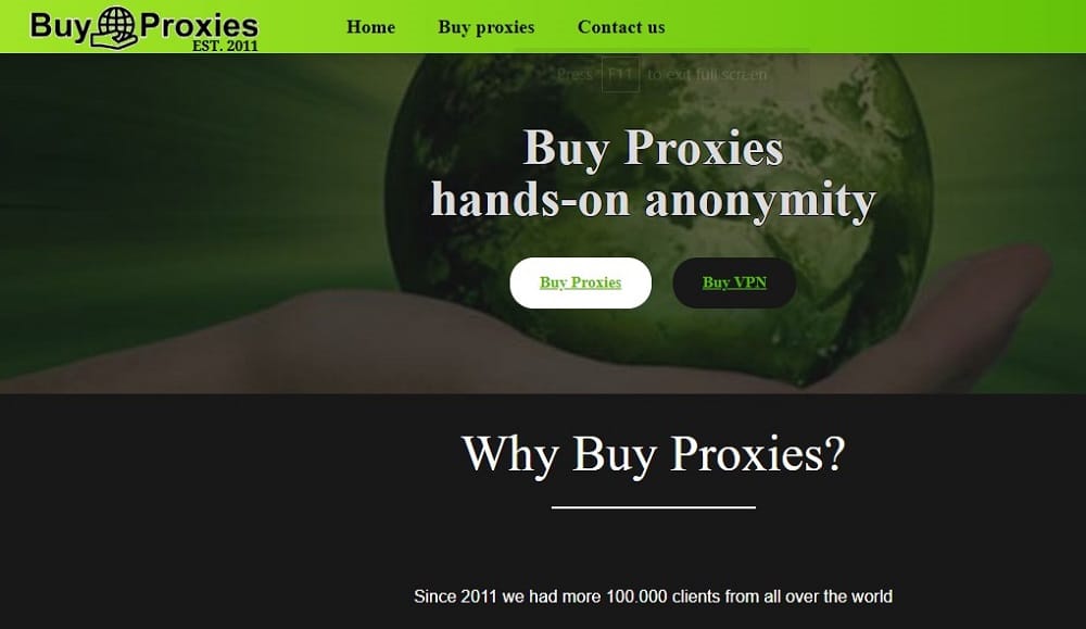 BuyProxies for IPv4 代理服务器
