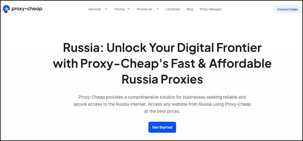 Proxy-Cheap for Russia Proxies