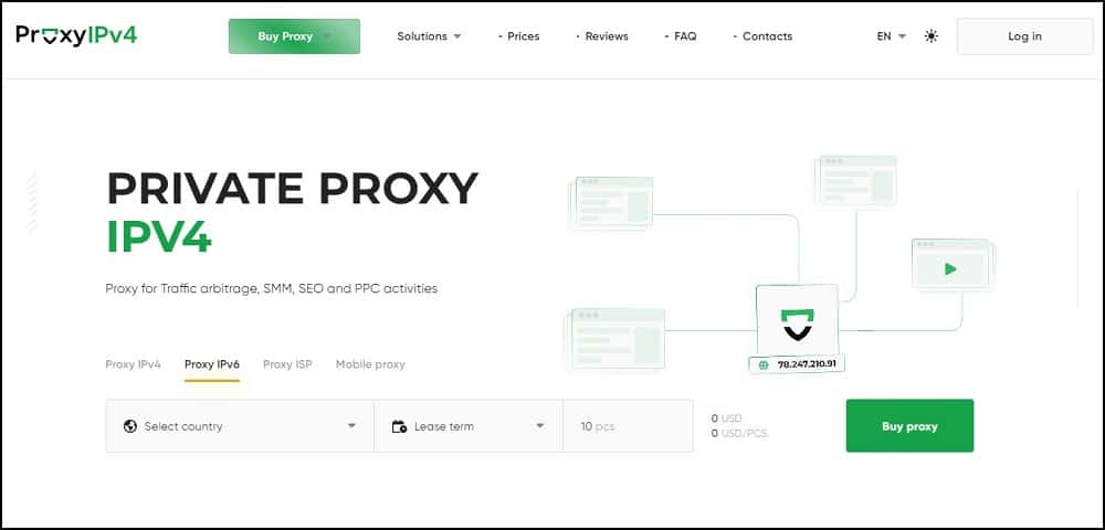 顶级 IPv6 代理的 IPv4 代理