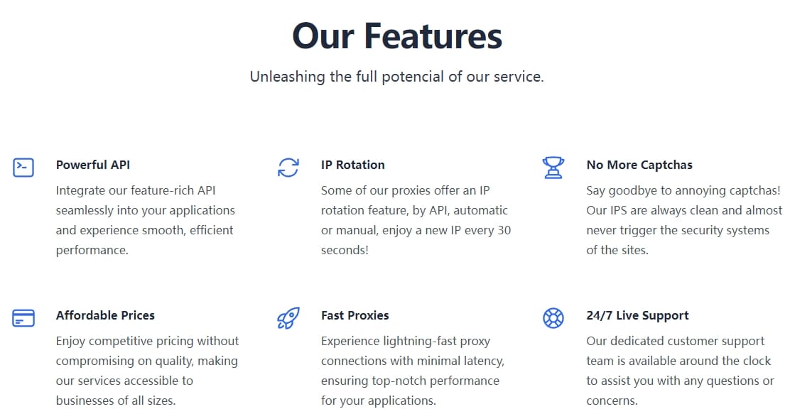 Proxyware.io Features