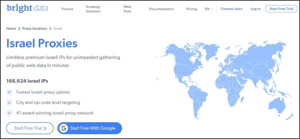 Bright Data for Israeli Proxies
