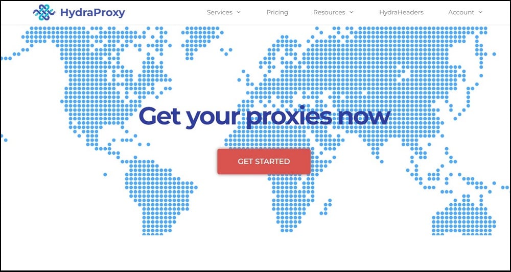 Hydraproxy IP Location Overview