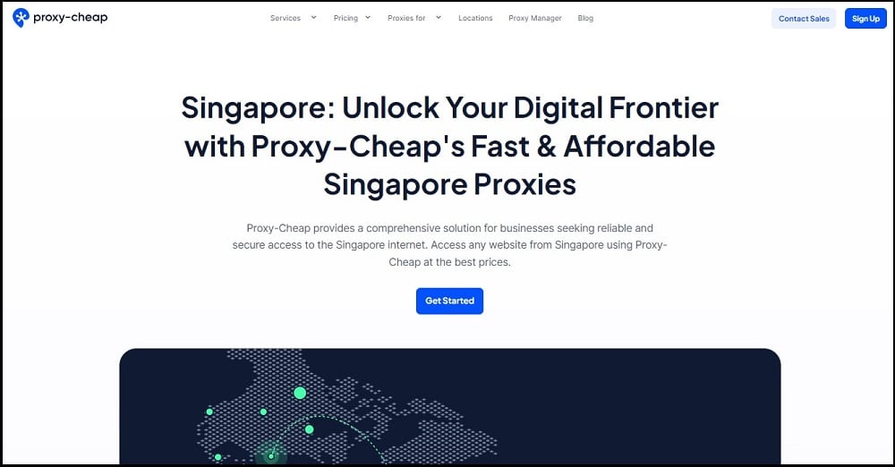 Proxy-Cheap for Singapore Proxies