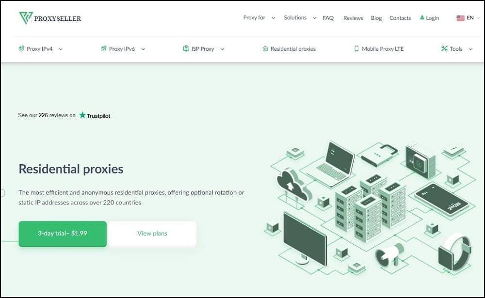 Proxy-Seller Residential proxy Overview