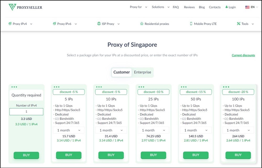 Proxy-Seller for Singapore Proxies
