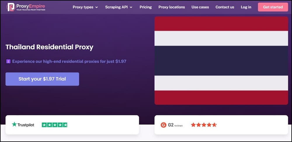 ProxyEmpire for Thailand Proxies