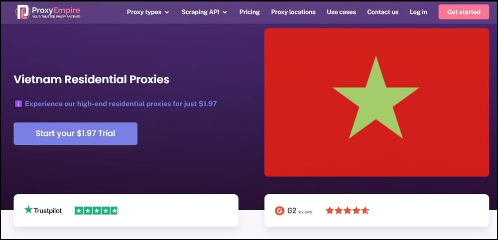 ProxyEmpire for Vietnam Proxies