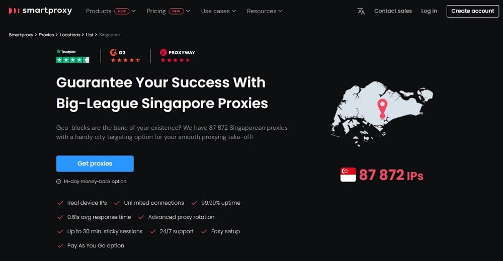 Smartproxy for Singapore Proxies