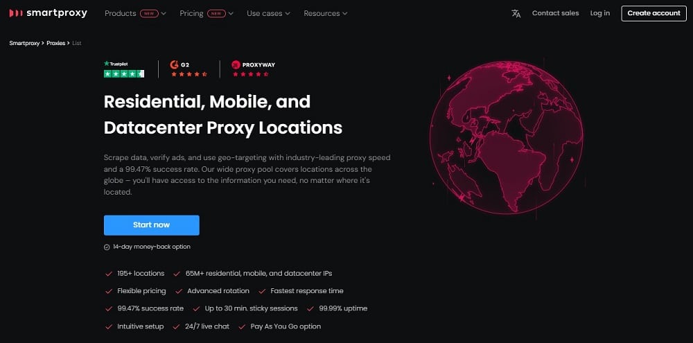 Smartproxy for World Wide Location