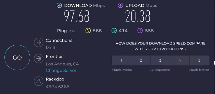 Dataimpulse ip 1 speed test