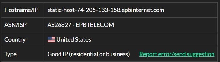 Dataimpulse ip5 isp d test