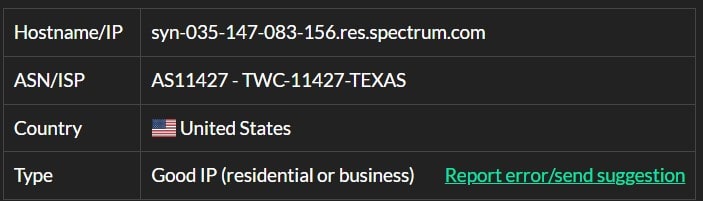 Dataimpulse ip 9 isp d test