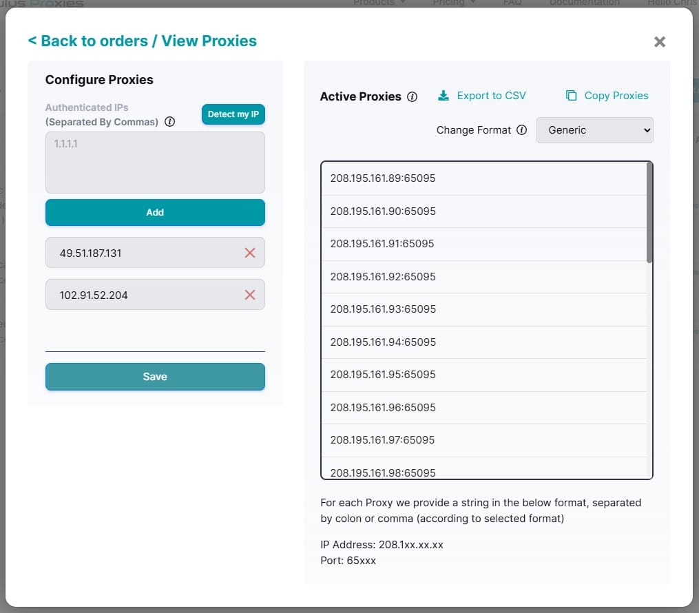 How to authenticate Oculus Proxies