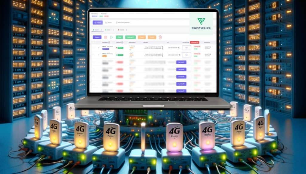 How to build a mobile proxy farm via Proxy-Seller
