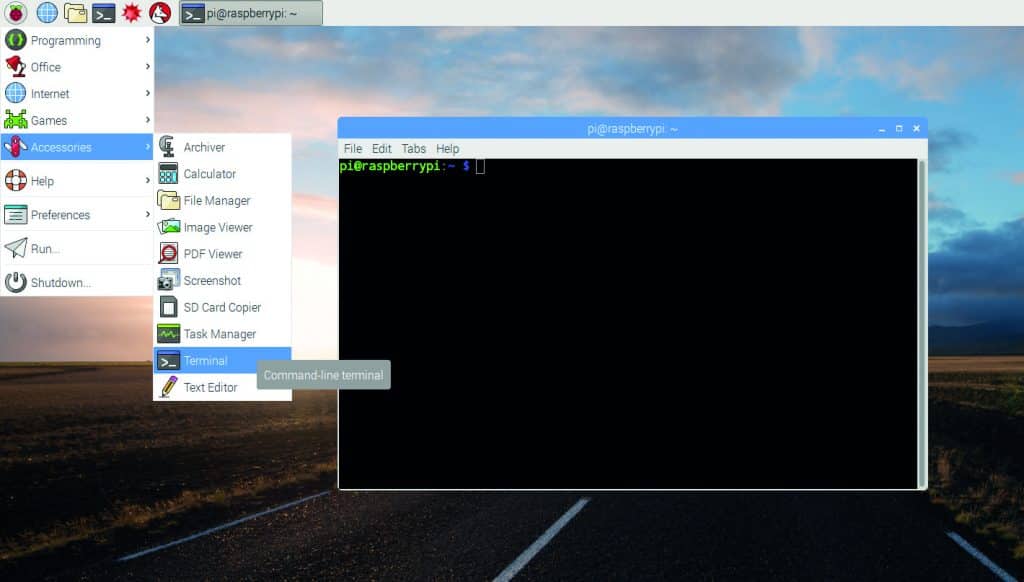 开放终端-Raspberry-Pi