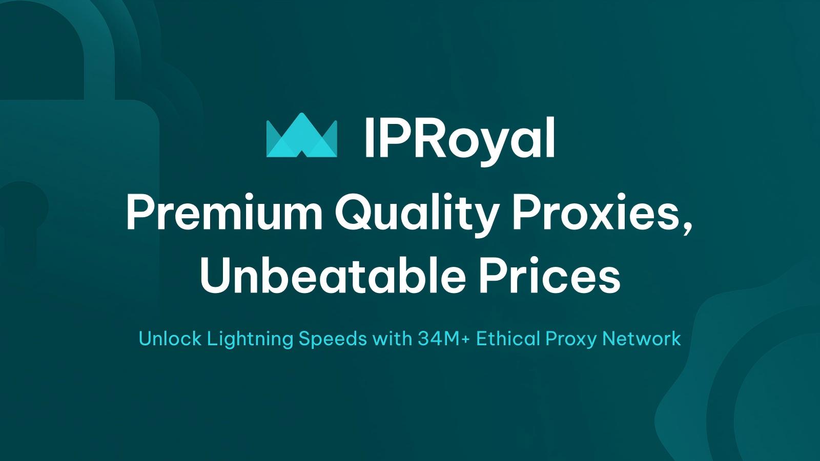 IPRoyal Premium proxies