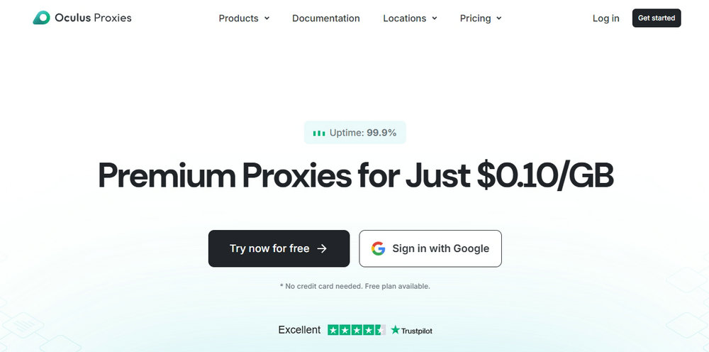 Oculus Proxies Homepage